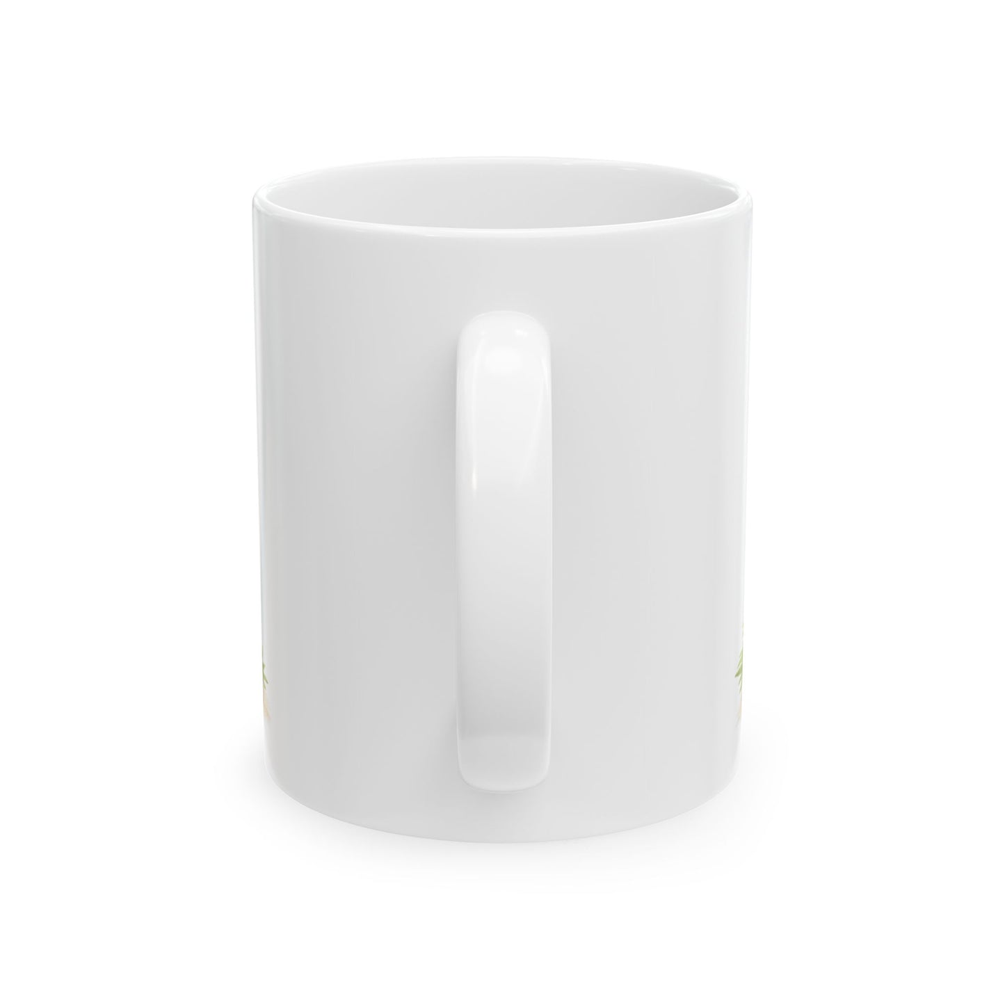 Cute Kitten Trio Ceramic Mug — Floral Cat Coffee Cup (11oz/15oz)