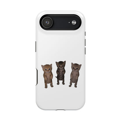 Cute Standing Kittens Magnetic Impact-Resistant Phone Case
