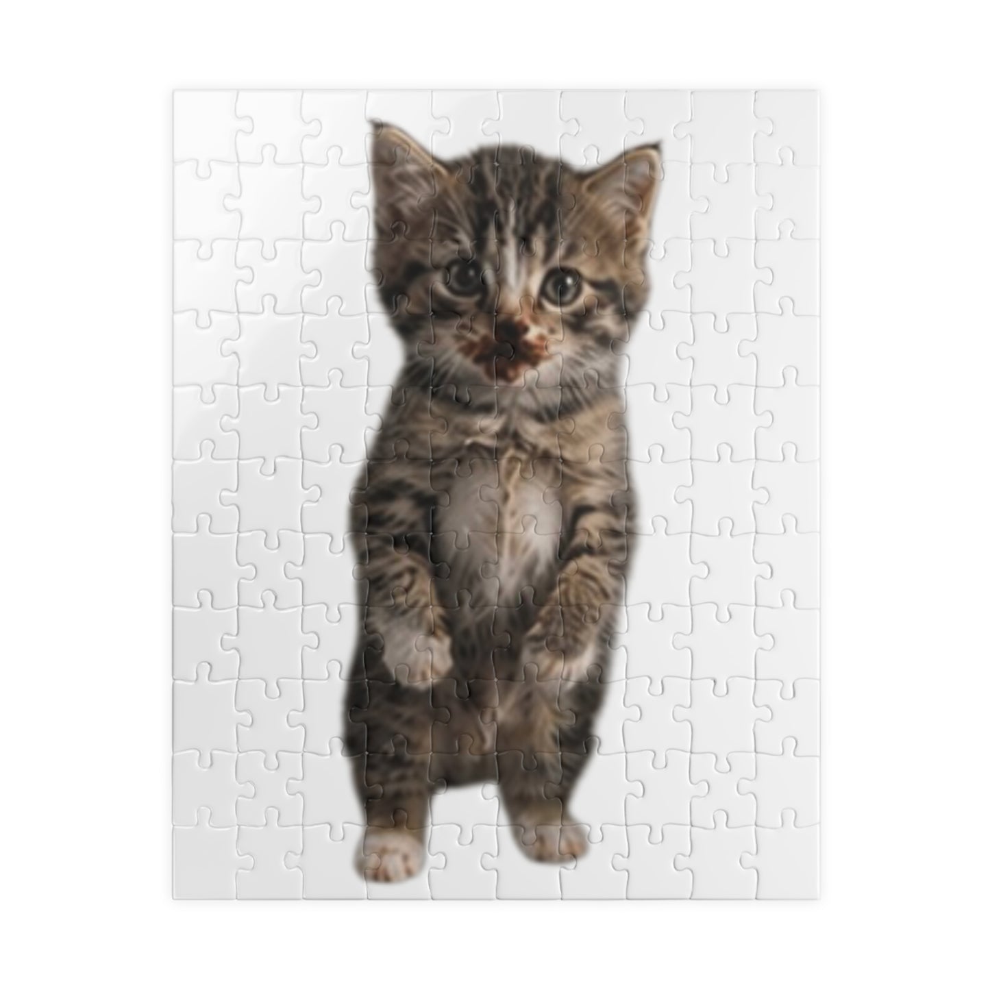 Cute Standing Tabby Kitten Jigsaw Puzzle