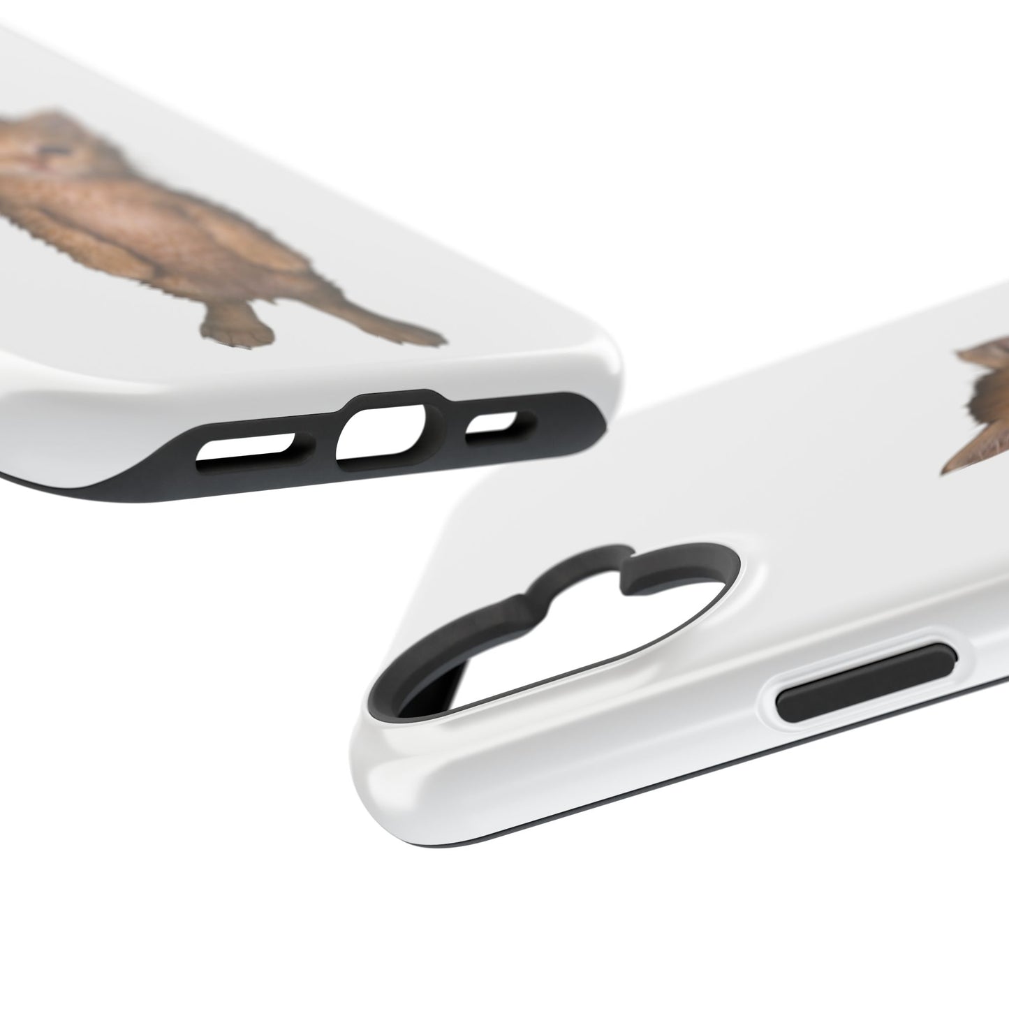 Cute Standing Kitten Magnetic Impact-Resistant Phone Case