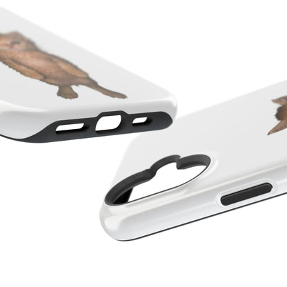 Cute Standing Kitten Magnetic Impact-Resistant Phone Case