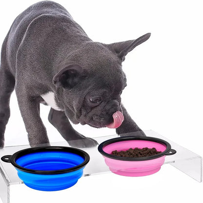 2-in-1 Collapsible Travel Bowl