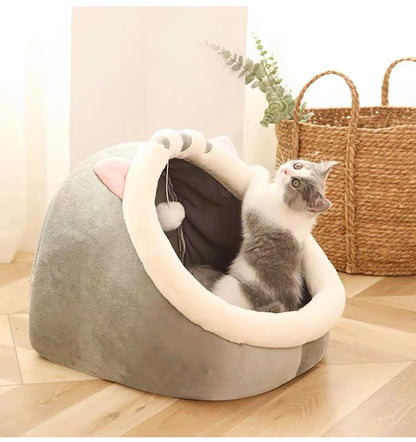 CozyFold Pet Cave Bed