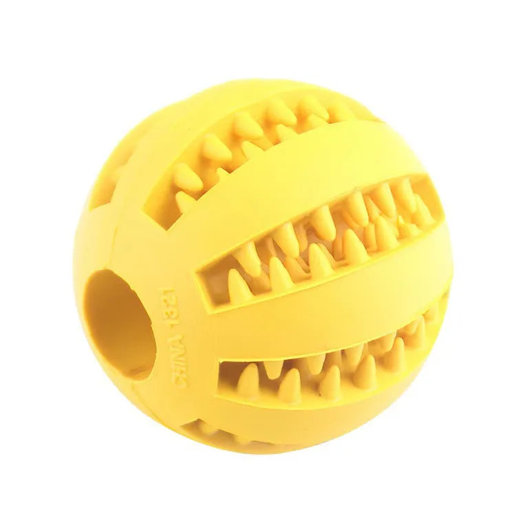 Treat-Dispensing Dental Ball