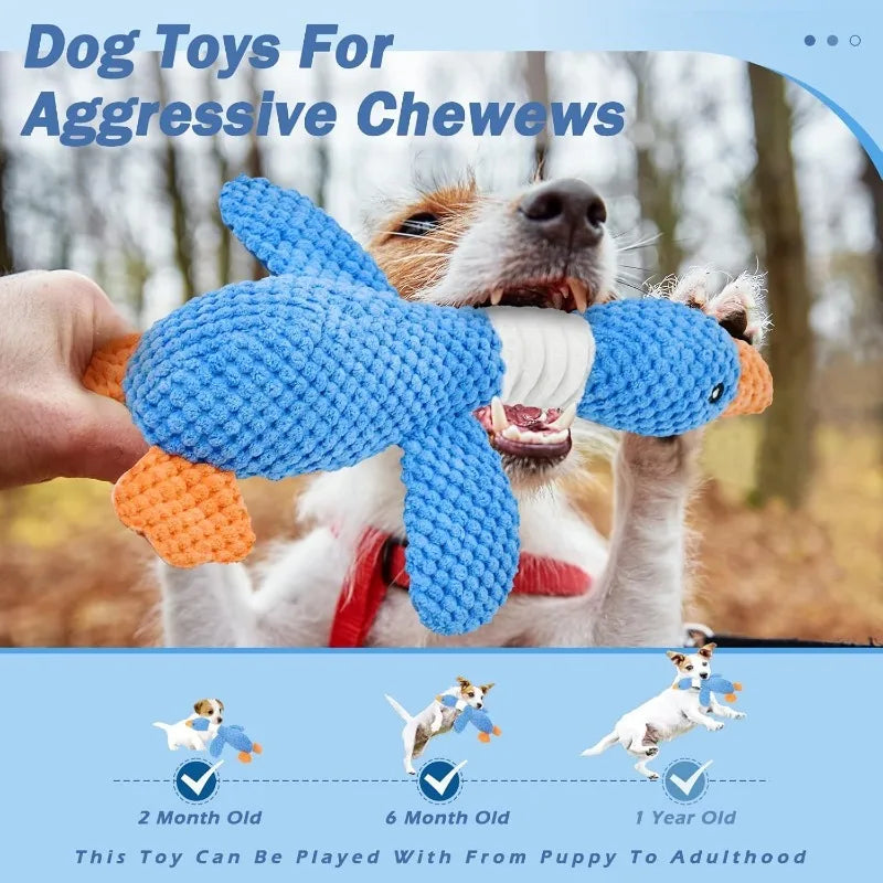 Tough Squeaky Plush Companion