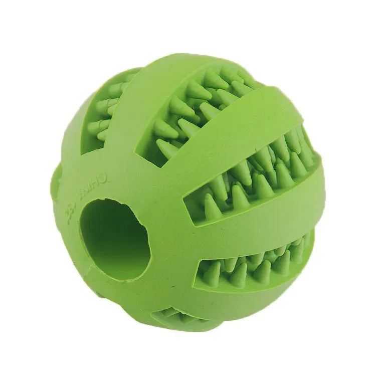 Treat-Dispensing Dental Ball