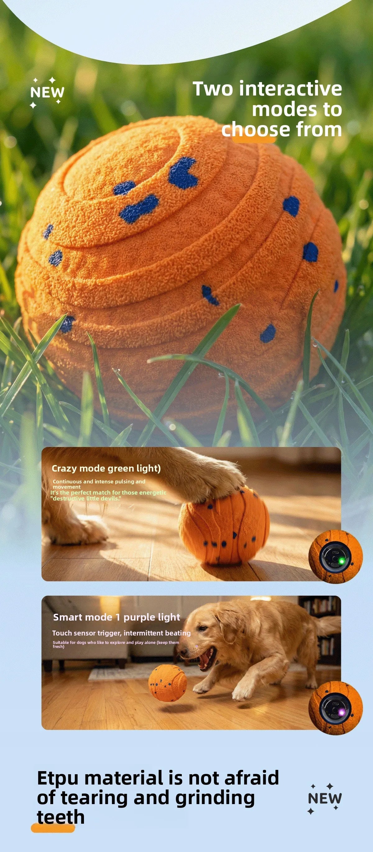 BouncePro Tough Interactive Ball