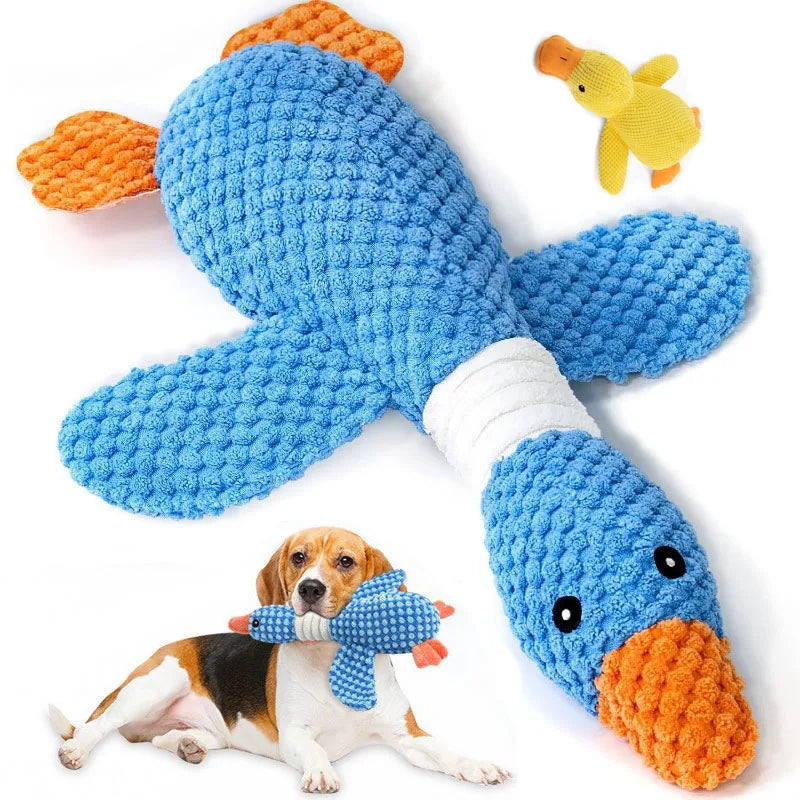 Tough Squeaky Plush Companion
