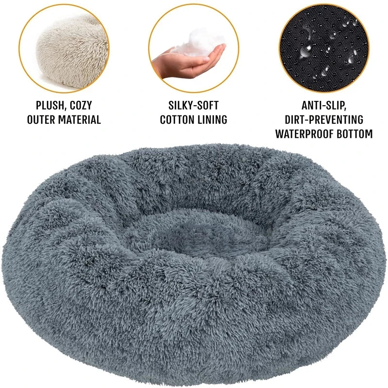 CloudSoft Calming Round Pet Bed