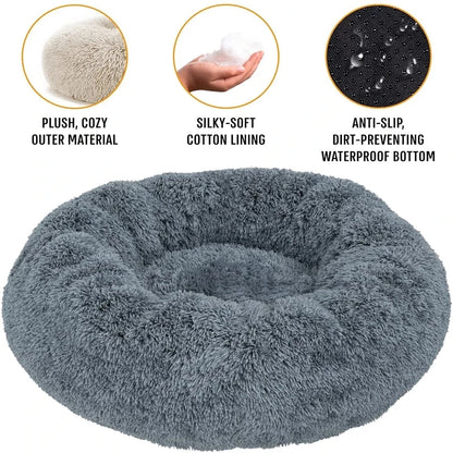 CloudSoft Calming Round Pet Bed