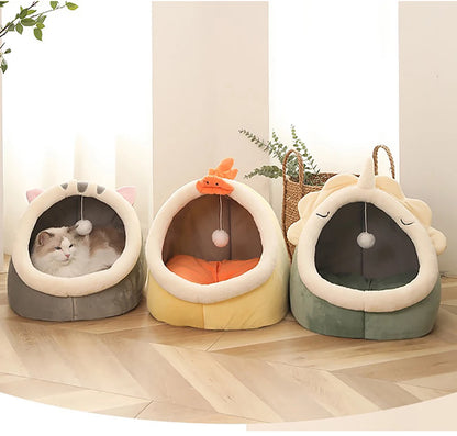CozyFold Pet Cave Bed