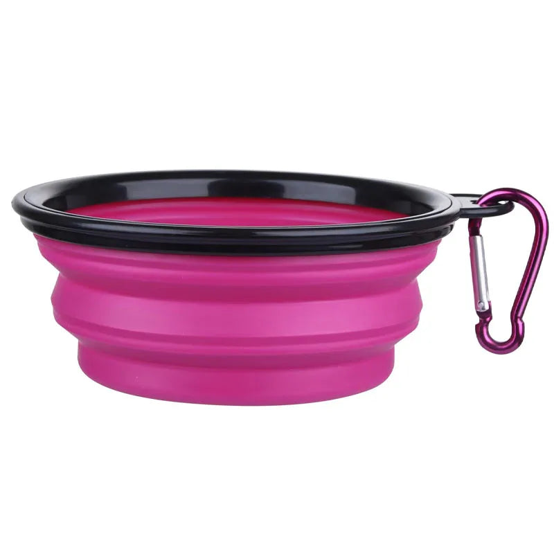 2-in-1 Collapsible Travel Bowl