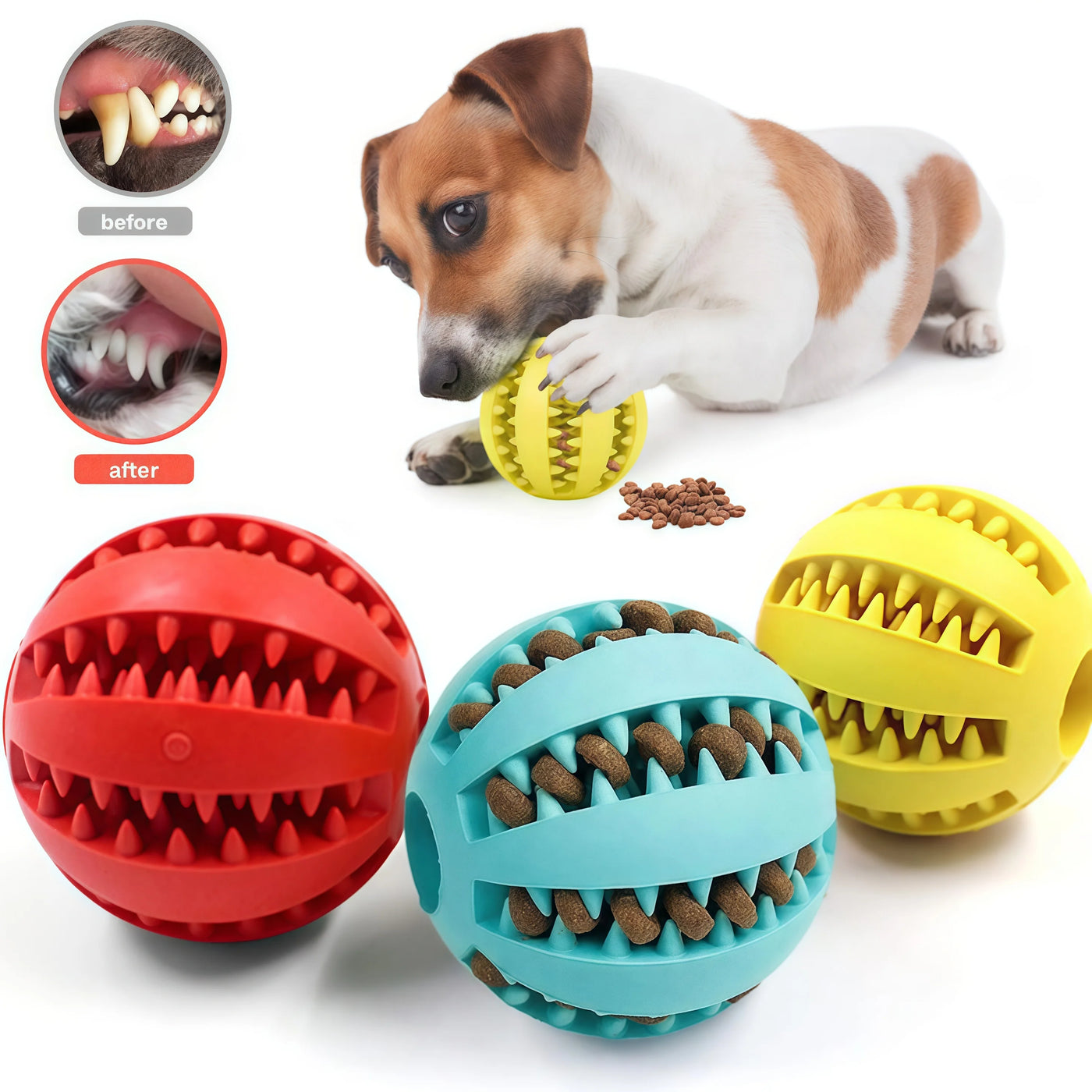 Interactive Treat & Dental Ball