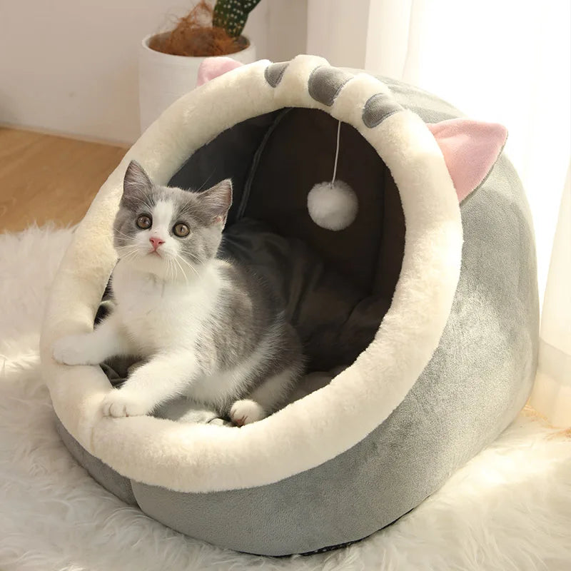CozyFold Pet Cave Bed