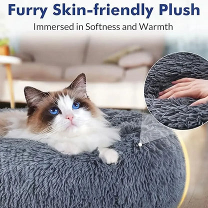 CloudSoft Calming Round Pet Bed