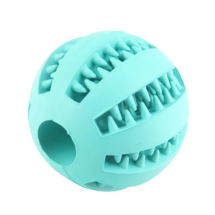 Treat-Dispensing Dental Ball