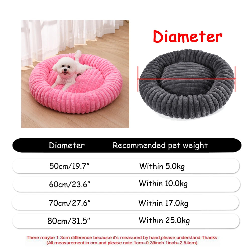 CloudSoft Calming Round Pet Bed