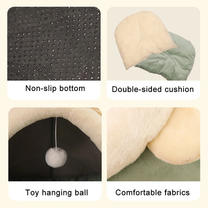 CozyFold Pet Cave Bed