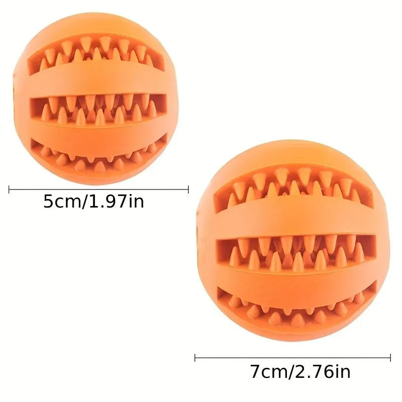 Treat-Dispensing Dental Ball