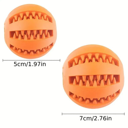 Treat-Dispensing Dental Ball