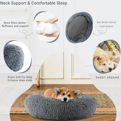 CloudSoft Calming Round Pet Bed