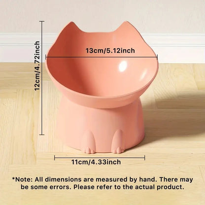 Whisker-Friendly Elevated Cat Bowl