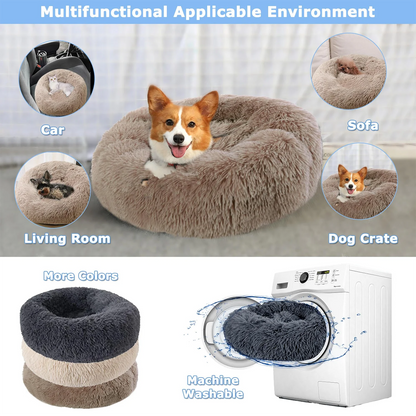CloudSoft Calming Round Pet Bed
