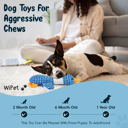 Tough Squeaky Plush Companion