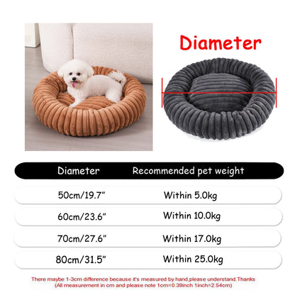CloudSoft Calming Round Pet Bed