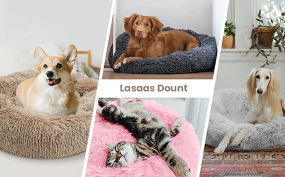 CloudSoft Calming Round Pet Bed