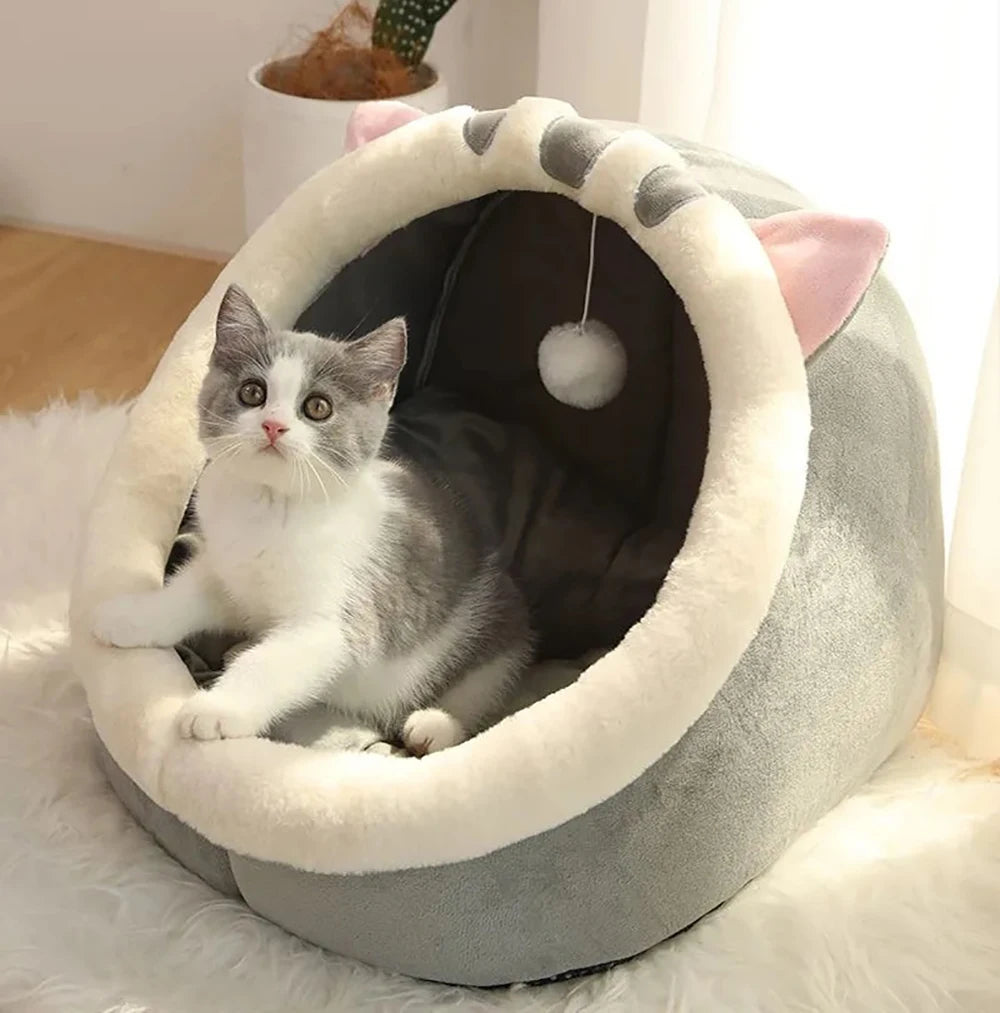 CozyFold Pet Cave Bed