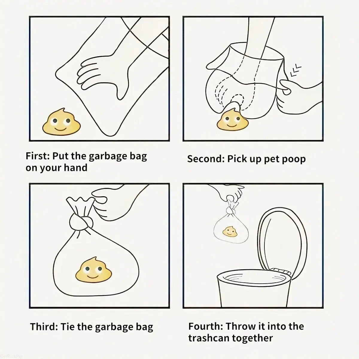 Heavy-Duty Leak-Resistant Waste Bags