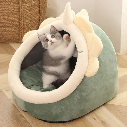 CozyFold Pet Cave Bed