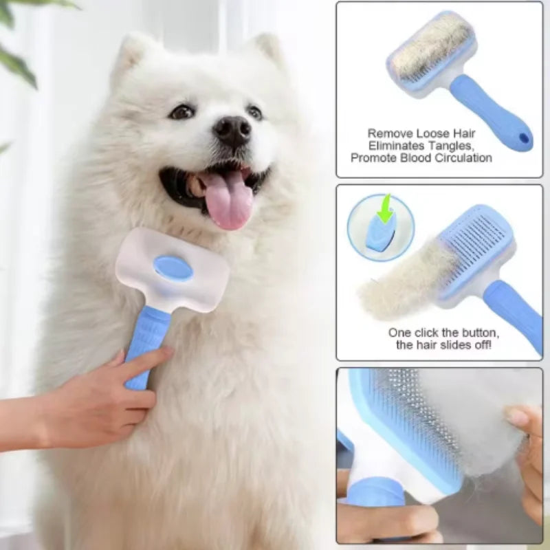 Easy-Release Grooming Brush