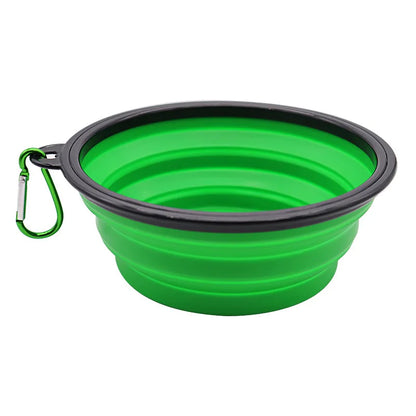 2-in-1 Collapsible Travel Bowl