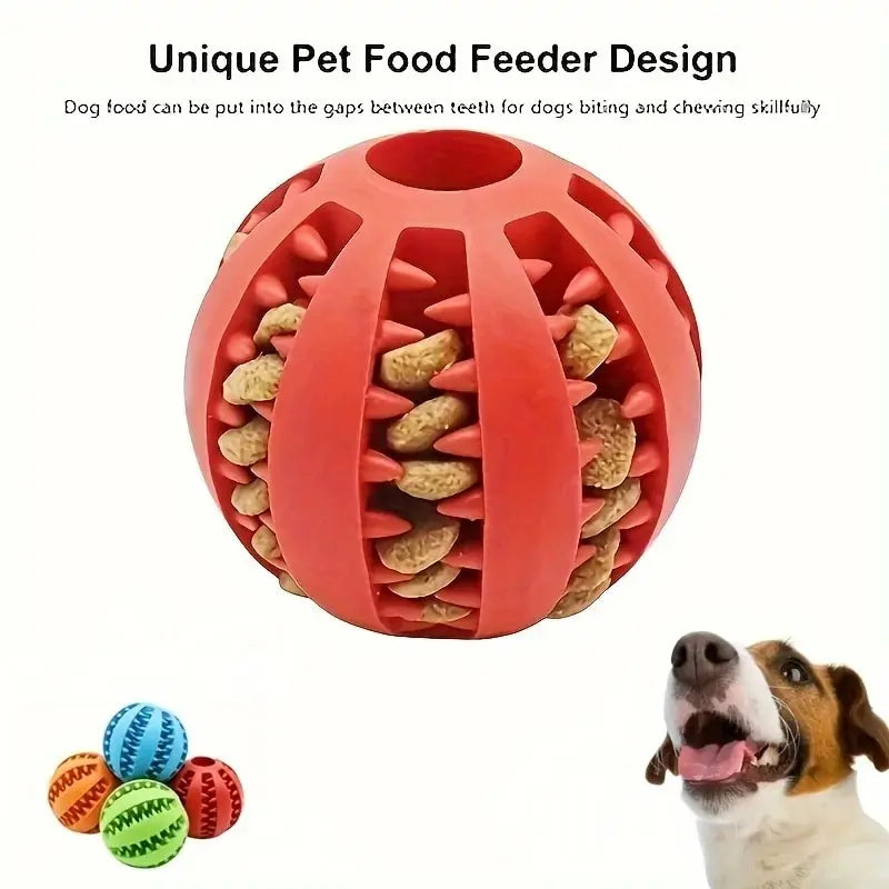 Treat-Dispensing Dental Ball