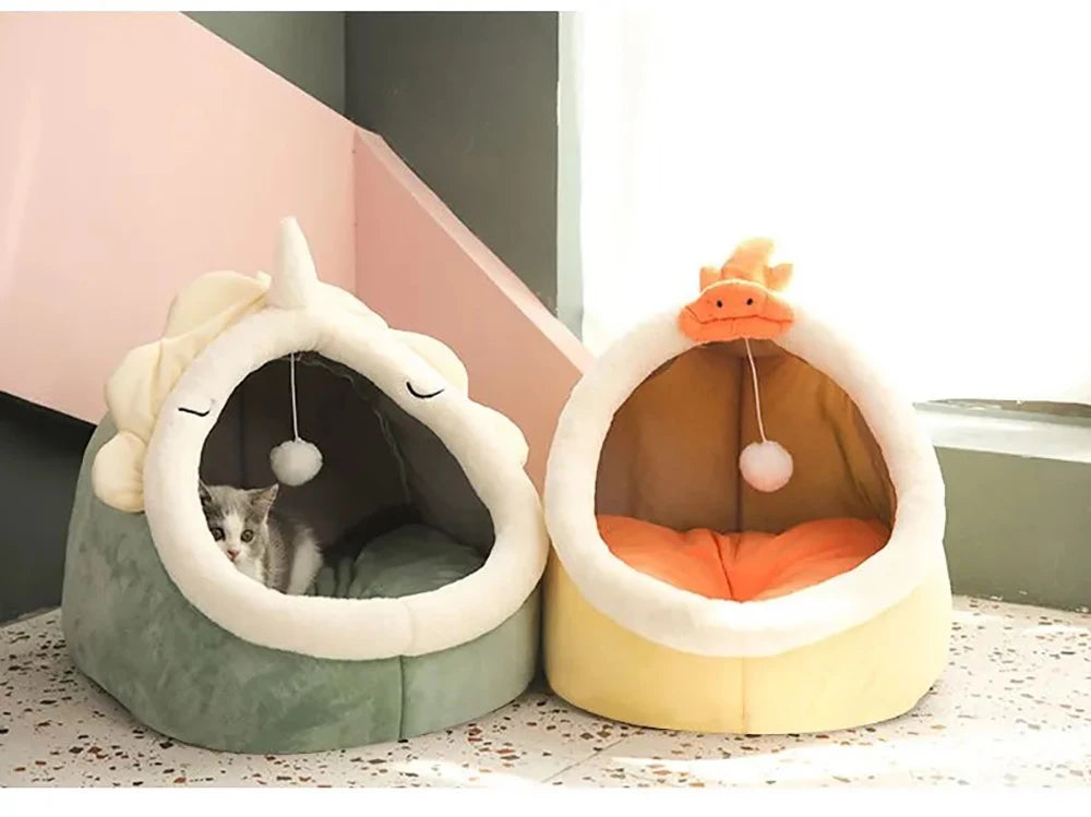 CozyFold Pet Cave Bed