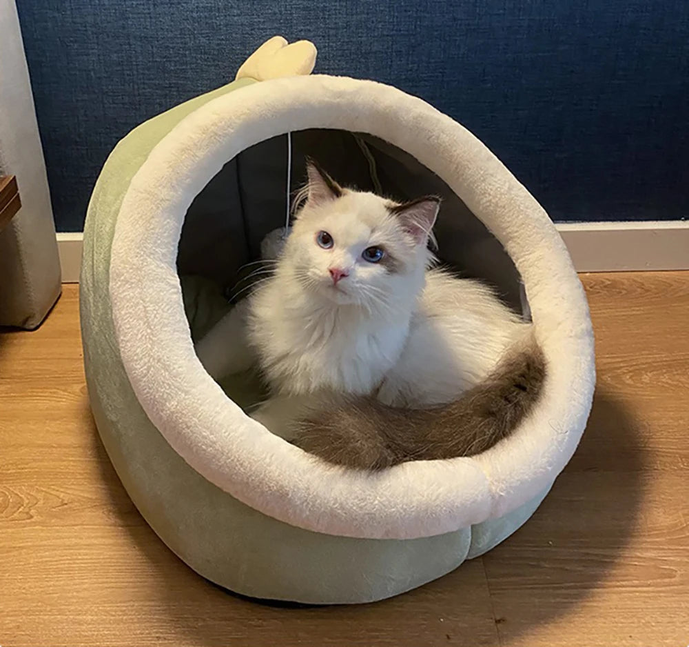 CozyFold Pet Cave Bed