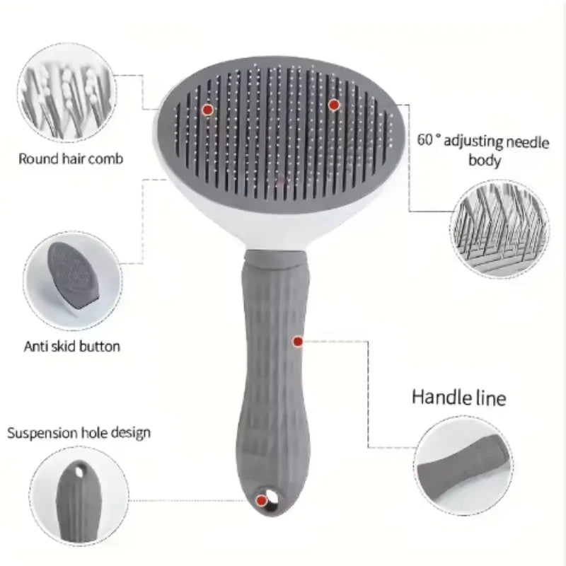 Easy-Release Grooming Brush