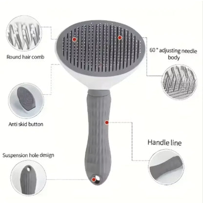 Easy-Release Grooming Brush