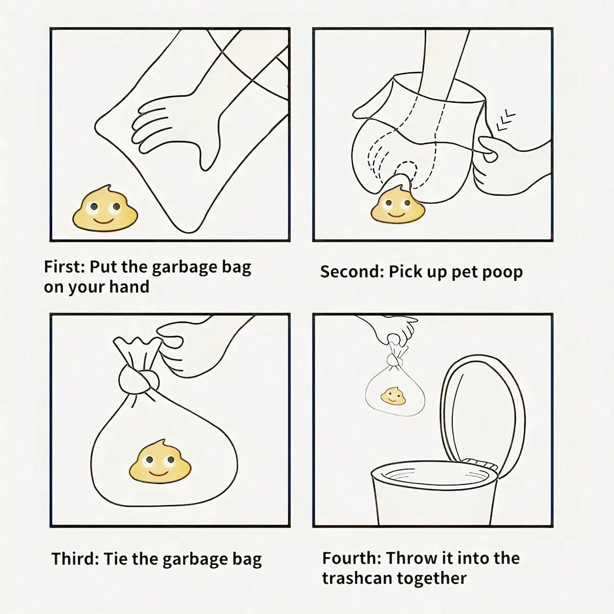 Heavy-Duty Leak-Resistant Waste Bags