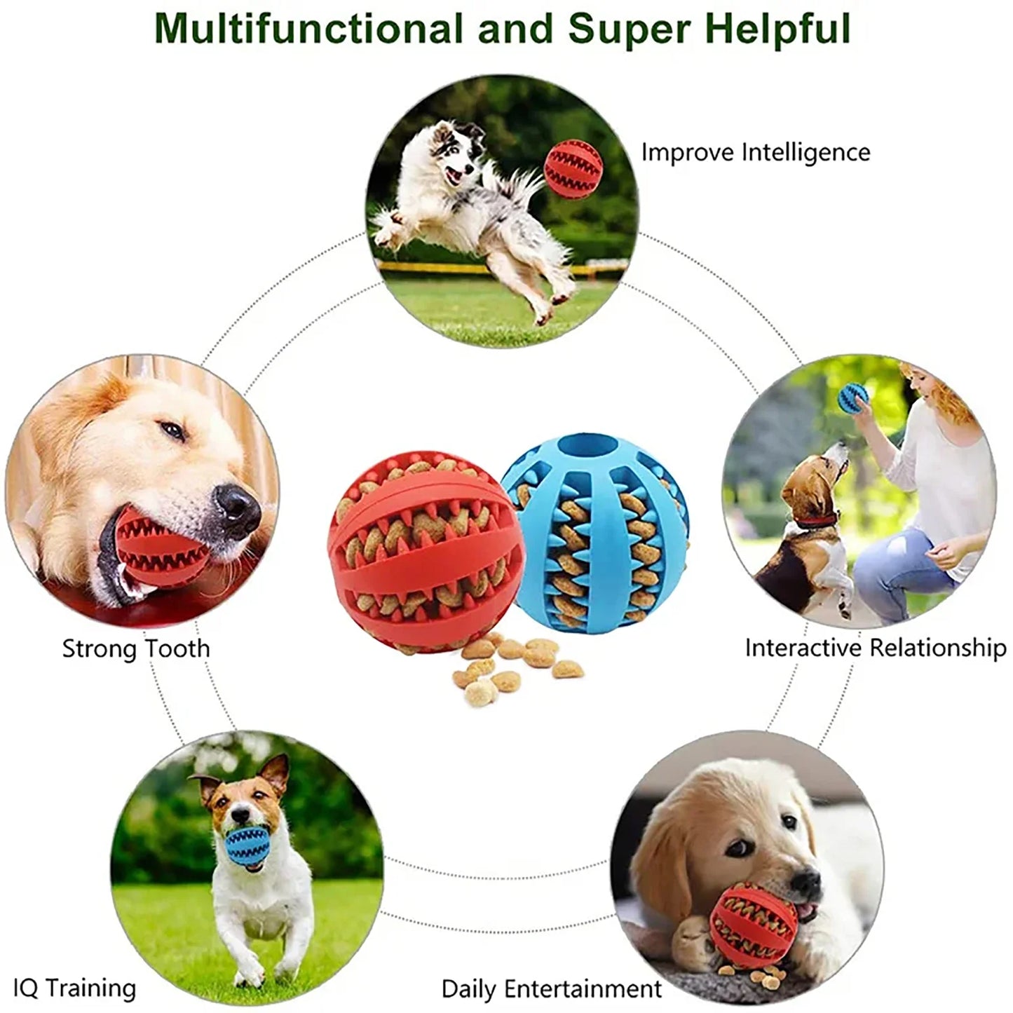 Treat-Dispensing Dental Ball