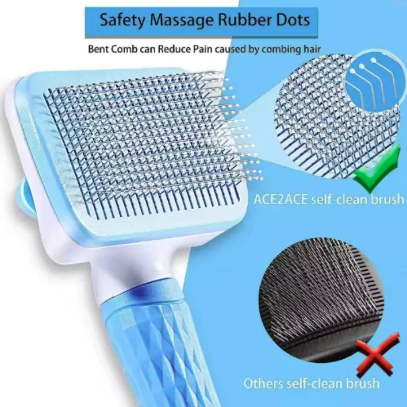 Easy-Release Grooming Brush
