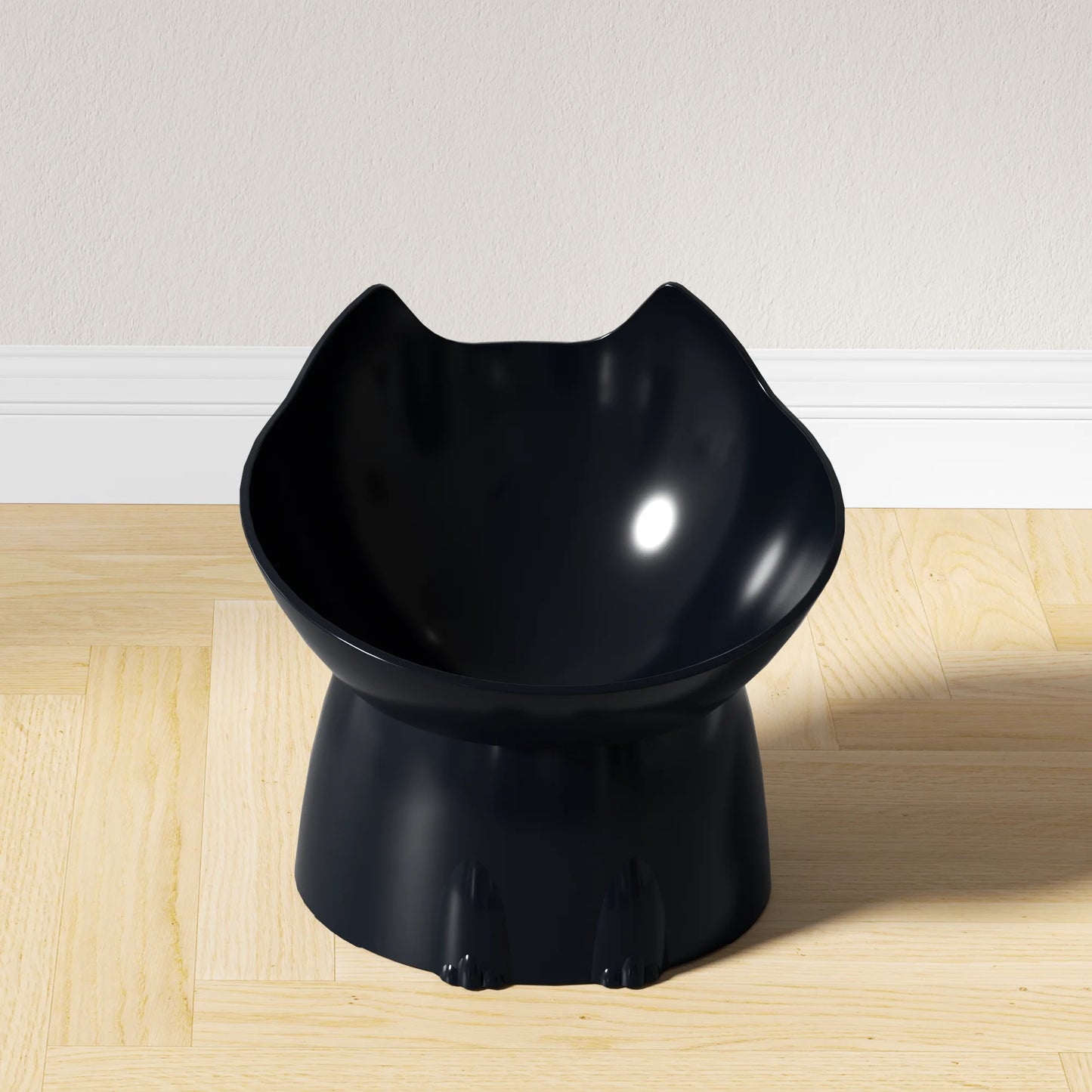 Whisker-Friendly Elevated Cat Bowl