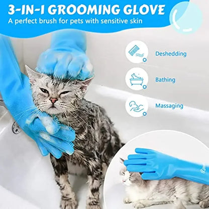 Soft Silicone Bathing Glove