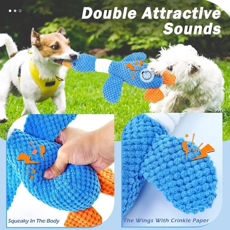 Tough Squeaky Plush Companion