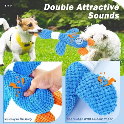 Tough Squeaky Plush Companion
