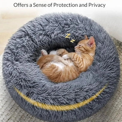 CloudSoft Calming Round Pet Bed