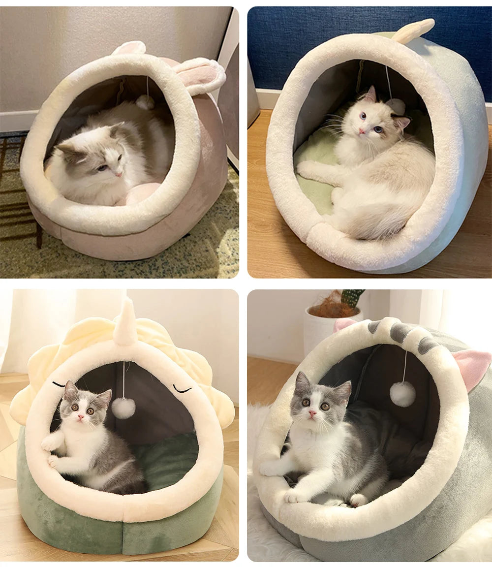 CozyFold Pet Cave Bed