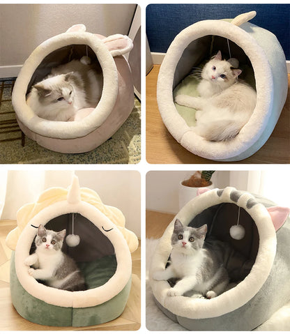 CozyFold Pet Cave Bed
